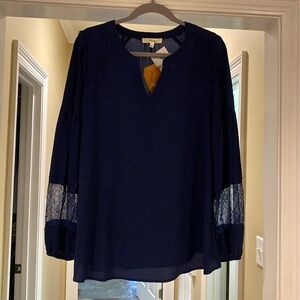 Andree by Unit navy small women’s blouse